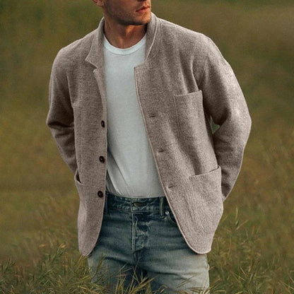 Alexandre Knopfverschlussweste für Männer-Grau-S-Chaps Herrenmode