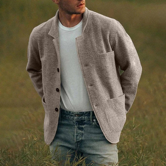 Alexandre Knopfverschlussweste für Männer-Grau-S-Chaps Herrenmode