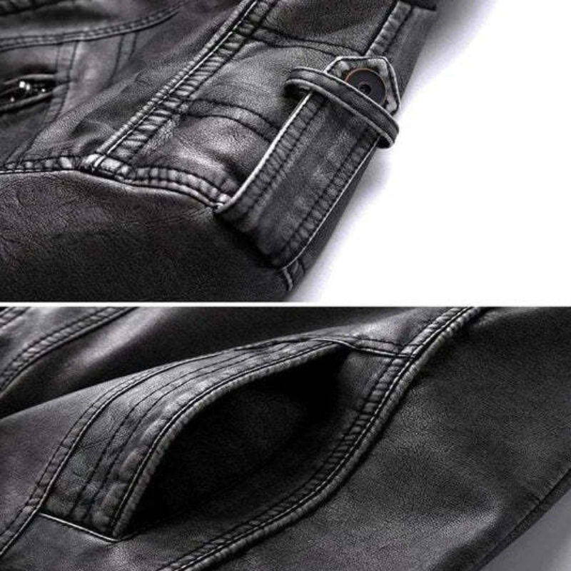 Alpha-Lederjacke-Chaps Herrenmode