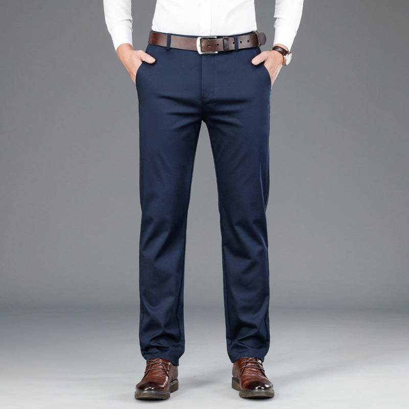 Anzughose | Straight Leg | Officewear | Anzughose | Formelle Herrenhosen-Dunkelblau-XS-Chaps Herrenmode