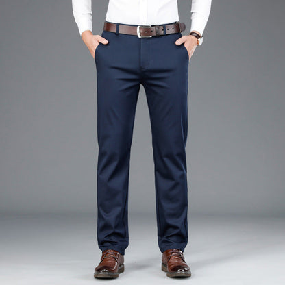 Anzughose | Straight Leg | Officewear | Anzughose | Formelle Herrenhosen-Dunkelblau-XS-Chaps Herrenmode