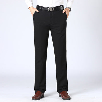 Anzughose | Straight Leg | Officewear | Anzughose | Formelle Herrenhosen-Schwarz-XS-Chaps Herrenmode