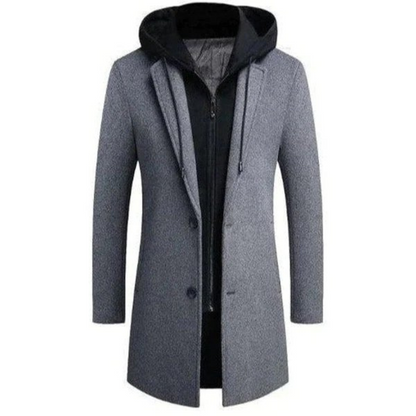 Arkham Straßenmantel-Grau-S-Chaps Herrenmode