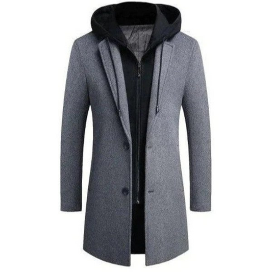 Arkham Straßenmantel-Grau-S-Chaps Herrenmode