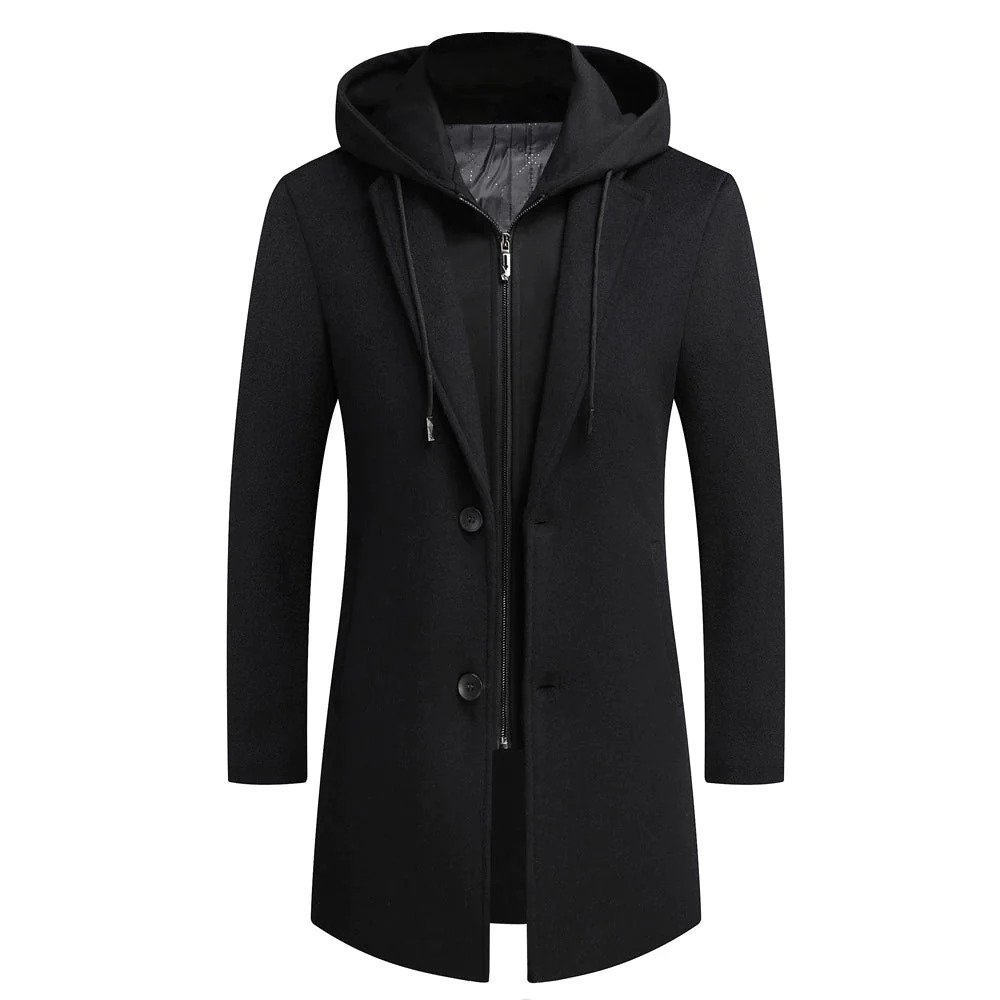 Arkham Straßenmantel-Schwarz-S-Chaps Herrenmode
