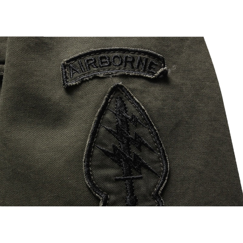 Armeegrüne Jacke | Zip-Up | Taschen | Herrenjacke | Outdoorjacke-Chaps Herrenmode