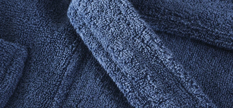 Bademantel – Herren-Fleece-Bademantel, lang, mit Handtuch, Morgenmantel-Chaps Herrenmode