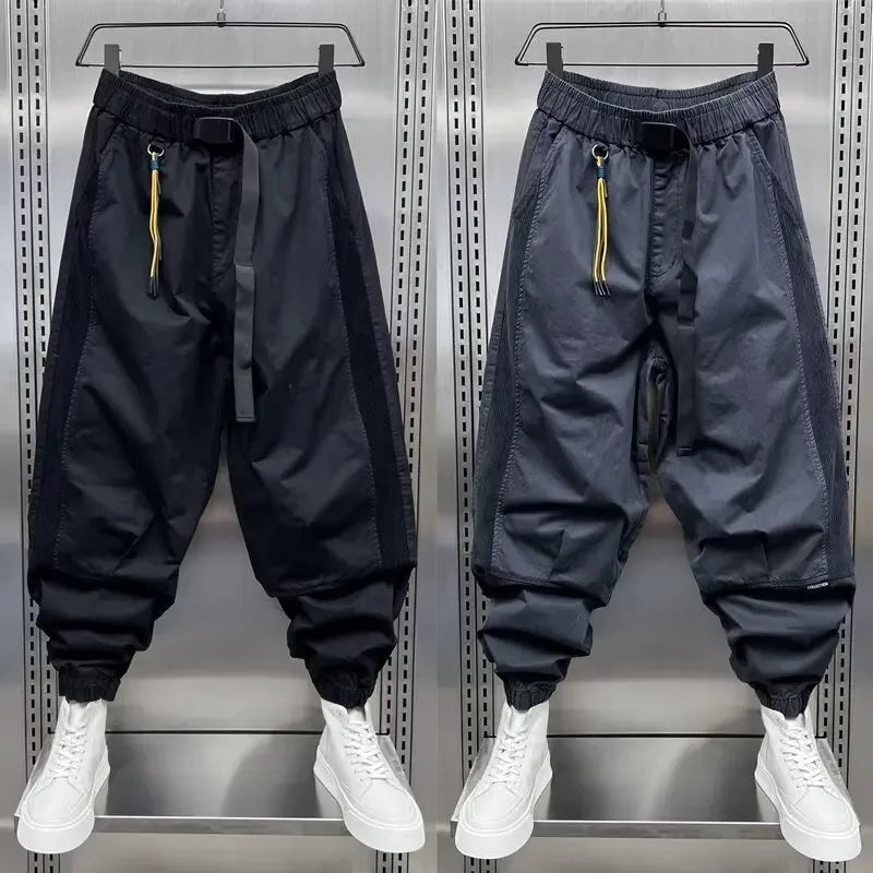 Baggy Pants - Elastic Waist Loose Fit Track Pants für Männer-Chaps Herrenmode