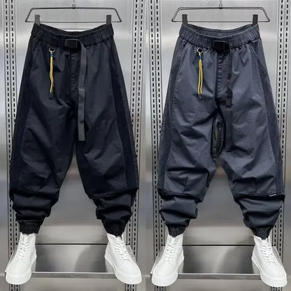 Baggy Pants - Elastic Waist Loose Fit Track Pants für Männer-Chaps Herrenmode