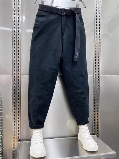 Baggy Pants | Slouchy | Gürtel | Loose Fit Pants | Herrenhosen-Chaps Herrenmode
