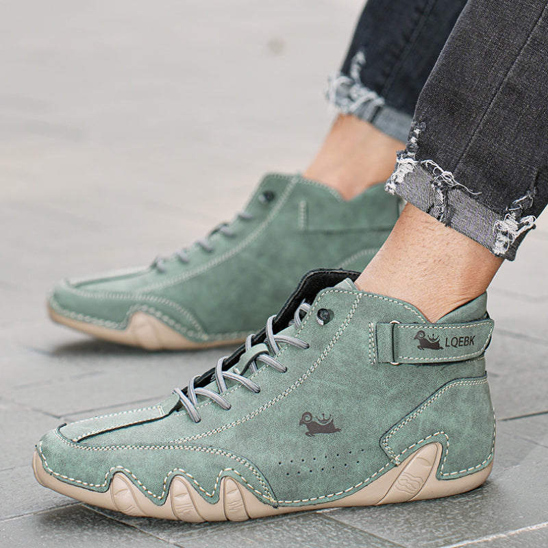 Barfußschuhe | Rutschfest | Slip-On | Sneakers mit Knöchelriemen | Herrenschuhe-Chaps Herrenmode