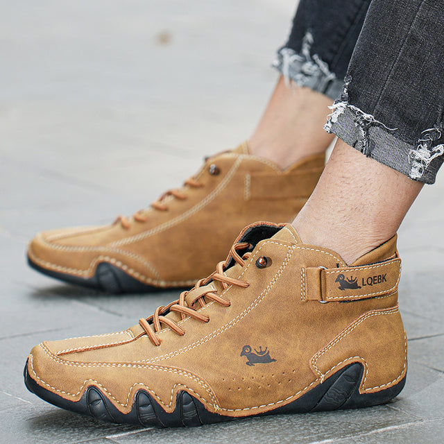 Barfußschuhe | Rutschfest | Slip-On | Sneakers mit Knöchelriemen | Herrenschuhe-Chaps Herrenmode