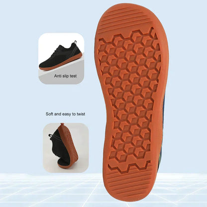 Barfußschuhe | Schnürschuhe | Rutschfeste Schuhe | Orthopädische Schuhe | Unisex Turnschuhe-Chaps Herrenmode
