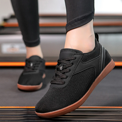 Barfußschuhe | Schnürschuhe | Rutschfeste Schuhe | Orthopädische Schuhe | Unisex Turnschuhe-Schwarz-37-Chaps Herrenmode