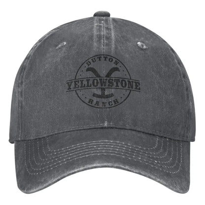 Baseballkappe | Unisex | Gewaschen | Baseballmützen für Männer | Herrenkappe-Dunkelgrau-Einheitsgröße-Chaps Herrenmode