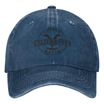 Baseballkappe | Unisex | Gewaschen | Baseballmützen für Männer | Herrenkappe-Marineblau-Einheitsgröße-Chaps Herrenmode