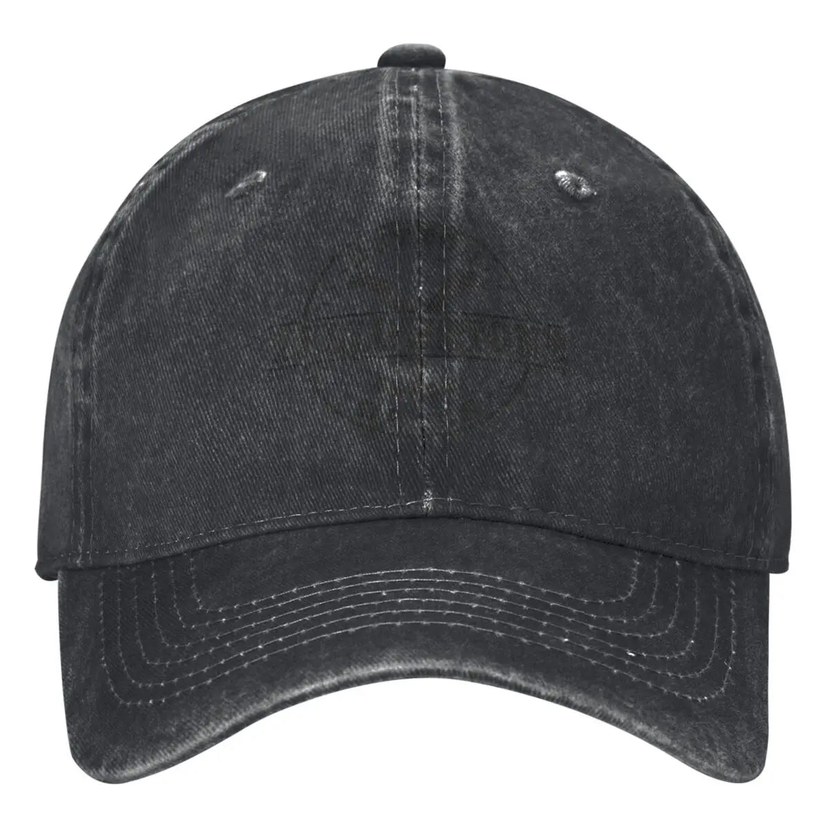 Baseballkappe | Unisex | Gewaschen | Baseballmützen für Männer | Herrenkappe-Schwarz-Einheitsgröße-Chaps Herrenmode