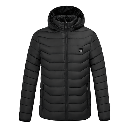 Beheizte Jacke - Kapuze - Puffer - Daunenjacke - Winterjacke für Männer-Chaps Herrenmode