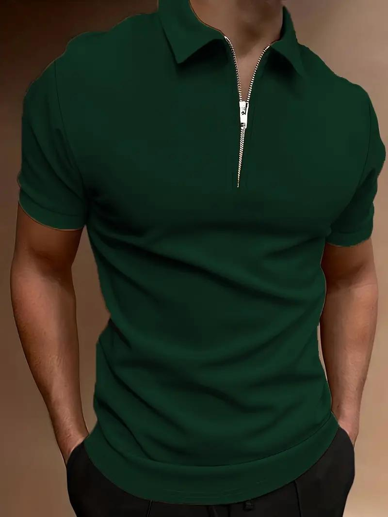 Ben Polo T-Shirt | Herren Stylisches Kurzarmhemd-Armeegrün-S-Chaps Herrenmode