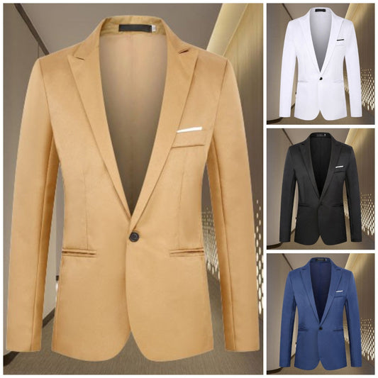 Blazer – Einreihiges Anzugjackett für Herren-Chaps Herrenmode