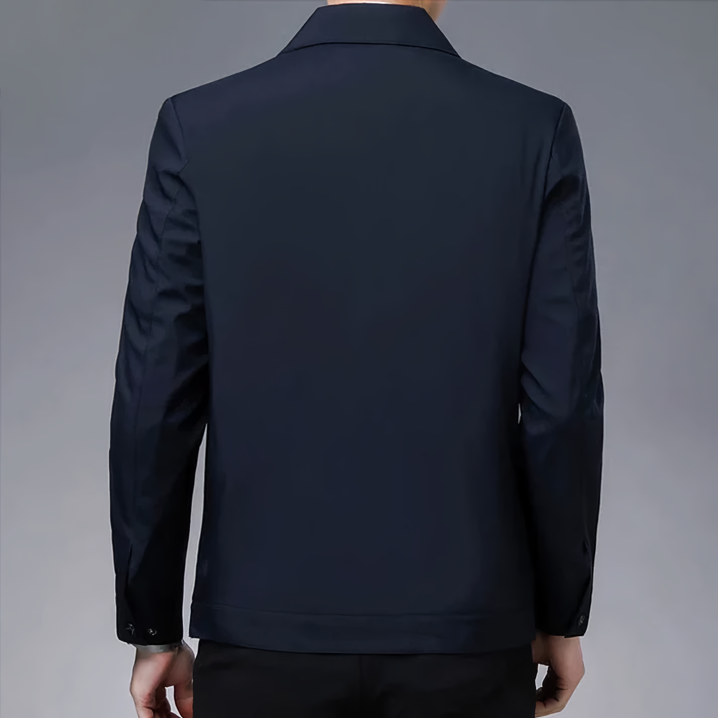 Blazer Jacke - Zip-Up - Umlegekragen - Slim Fit Jacke - Stylische Herrenjacke-Chaps Herrenmode
