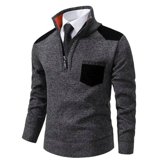 Bolt | Kaschmir-Pullover-Dunkelgrau-XS-Chaps Herrenmode
