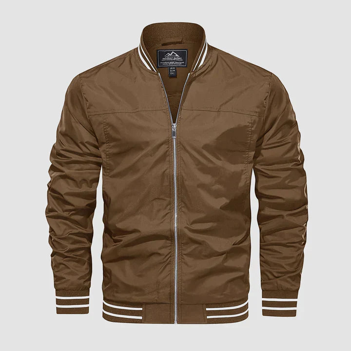 Bomberjacke - Leichte Harrington-Sommerjacke mit Reißverschluss für Männer-Chaps Herrenmode