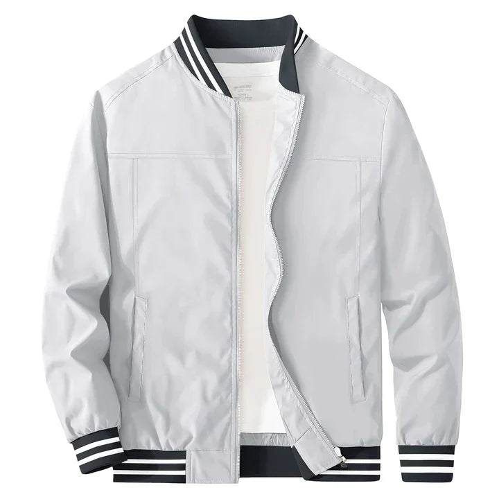 Bomberjacke - Leichte Harrington-Sommerjacke mit Reißverschluss für Männer-Chaps Herrenmode