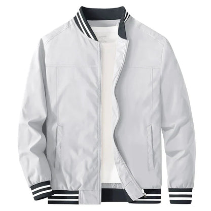 Bomberjacke - Leichte Harrington-Sommerjacke mit Reißverschluss für Männer-Chaps Herrenmode
