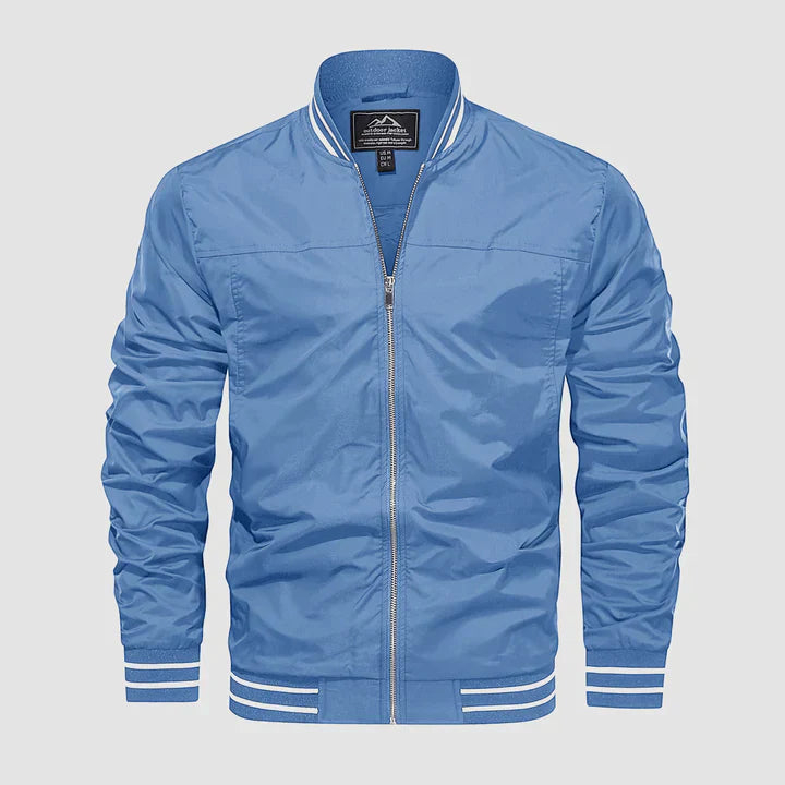 Bomberjacke - Leichte Harrington-Sommerjacke mit Reißverschluss für Männer-Chaps Herrenmode