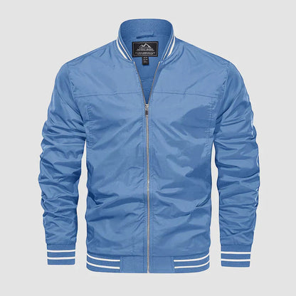 Bomberjacke - Leichte Harrington-Sommerjacke mit Reißverschluss für Männer-Chaps Herrenmode