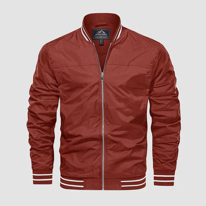 Bomberjacke - Leichte Harrington-Sommerjacke mit Reißverschluss für Männer-Chaps Herrenmode