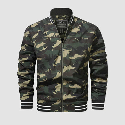 Bomberjacke - Leichte Harrington-Sommerjacke mit Reißverschluss für Männer-Chaps Herrenmode