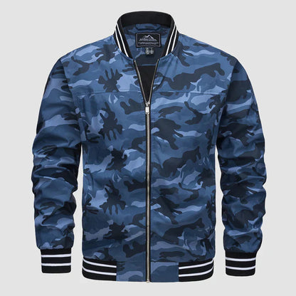 Bomberjacke - Leichte Harrington-Sommerjacke mit Reißverschluss für Männer-Chaps Herrenmode