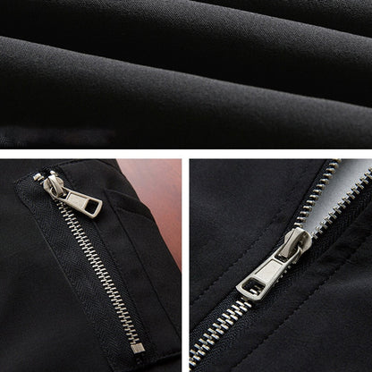 Bomberjacke | Reißverschluss | Leicht | Sommerjacke | Herrenjacke-Chaps Herrenmode