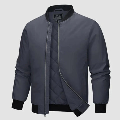 Bomberjacke | Steppfutter | Reißverschluss | Winter-Bomberjacke | Herrenjacke-Dunkelgrau-S-Chaps Herrenmode
