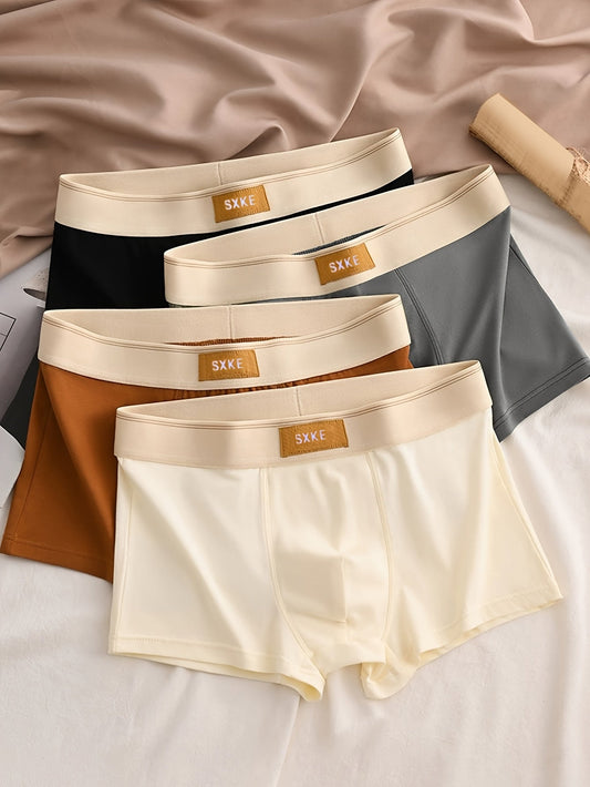 Boxershorts - Bequem - Stretch - Boxershorts - Herrenunterwäsche-Gemischte Farbe-S(46)-Chaps Herrenmode