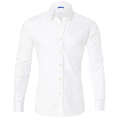 Bügelfreies Hemd - Button-Up - Langarm - Hemd - Herrenhemd-Chaps Herrenmode