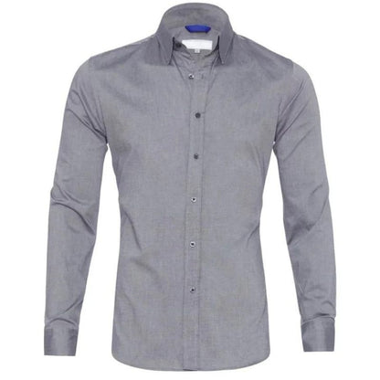 Bügelfreies Hemd - Button-Up - Langarm - Hemd - Herrenhemd-Chaps Herrenmode