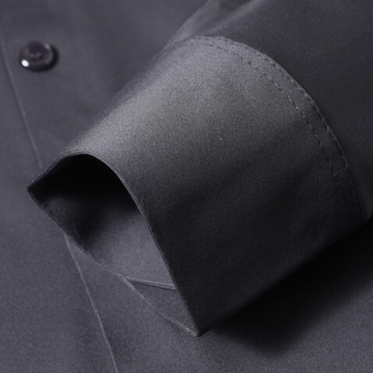 Bügelfreies Hemd - Button-Up - Langarm - Hemd - Herrenhemd-Chaps Herrenmode