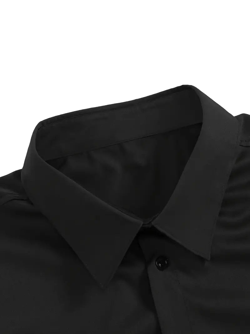 Bügelfreies Hemd | Knitterfrei | Slim Fit | Button-Up Hemd | Herrenhemden-Chaps Herrenmode