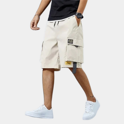 Cargo Shorts - Kordelzug - Loose Fit - Shorts für Männer-Chaps Herrenmode