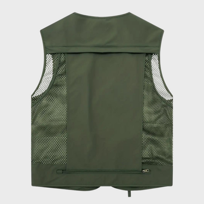 Cargo-Weste | Reißverschluss | Taschen | Cargo-Weste | Herrenweste-Chaps Herrenmode