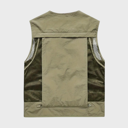 Cargo-Weste | Reißverschluss | Taschen | Cargo-Weste | Herrenweste-Chaps Herrenmode