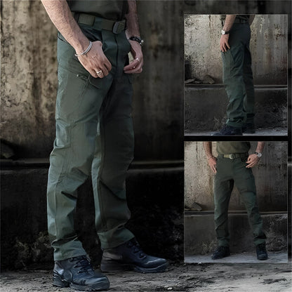 Cargohose - Gerades Bein - Taktisch - Hose für Trekking - Herren-Cargohose-Chaps Herrenmode