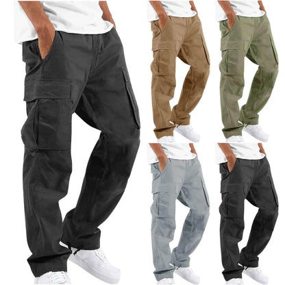 Cargohose - Herren Casual Baggy Loose Fit Cargohose-Chaps Herrenmode