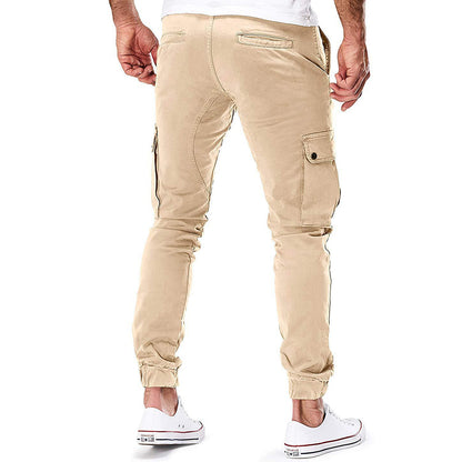 Cargohose - Skinny - Kordelzug - Cargo Jogger - Herrenhosen-Chaps Herrenmode