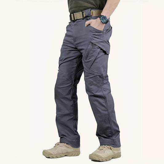 Cargohosen | Gerades Bein | Freizeit | Tactical-Hosen | Herrenhosen-Dunkelgrau-XS-Chaps Herrenmode