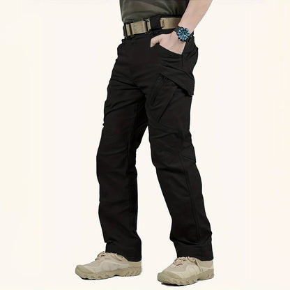 Cargohosen | Gerades Bein | Freizeit | Tactical-Hosen | Herrenhosen-Schwarz-XS-Chaps Herrenmode