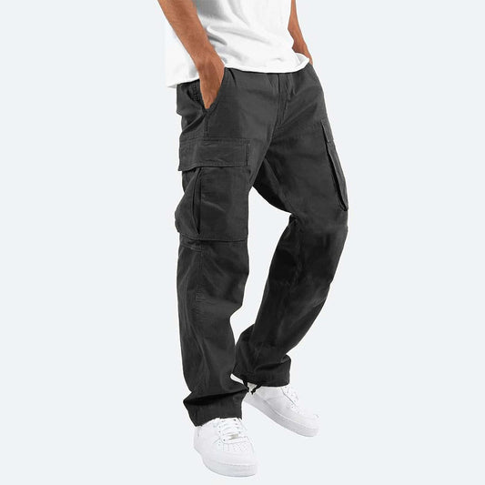 Cargohosen – lässig – gerade geschnittenes Bein – Cargojogginghosen – Herrenhosen-Chaps Herrenmode